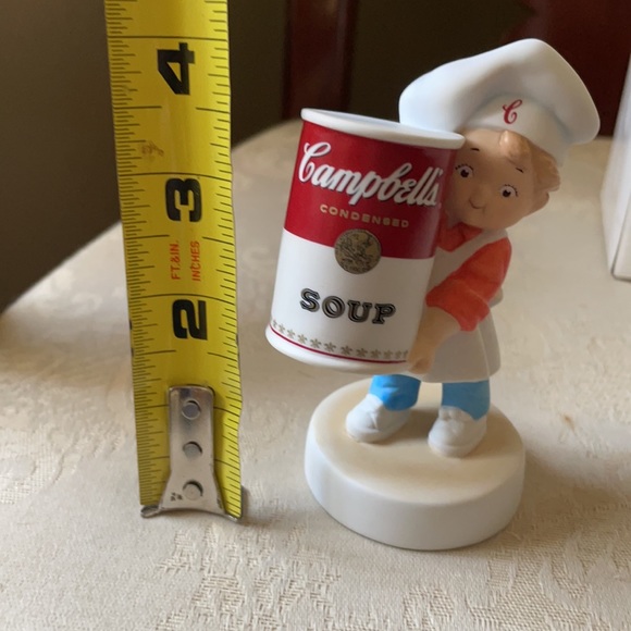 Campbell’s Soup Kids boy holding soup can porcelain figurine in box, mint - Picture 11 of 12